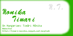 monika timari business card